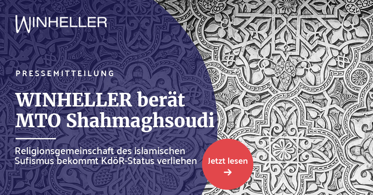 Wir #gratulieren unserem Mandanten <a href="/MTOShahmaghsoud/">MTO Shahmaghsoudi®</a> zur Erlangung des #Kirchenstatus und bedanken uns für die vertrauensvolle Zusammenarbeit🤝Mehr dazu👉bit.ly/3Lk28yb #sufismus #Islam #NPO #nonprofitorganization #religion #Bildung #kanzlei #rechtsanwalt