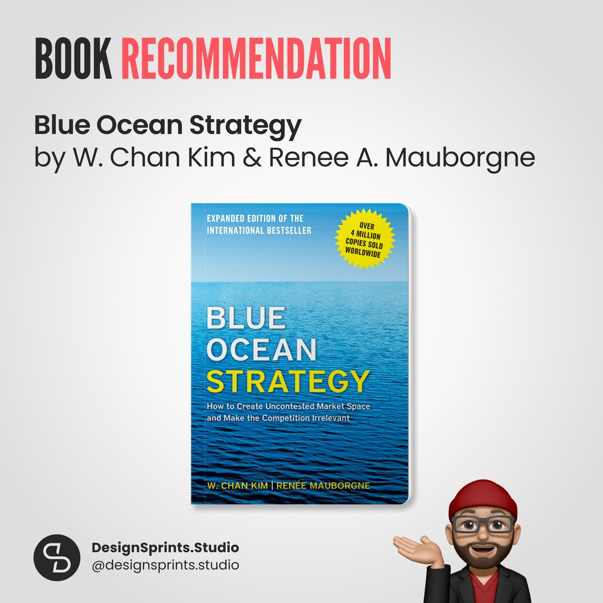 cohiveworks's tweet photo. (1/5) Here's another recommendation from our book essentials list. Blue Ocean Strategy presents a systematic approach to making the competition irrelevant and outlines principles and tools any organisation can use to create and capture their own blue oceans. https://t.co/dQwqda2DbG