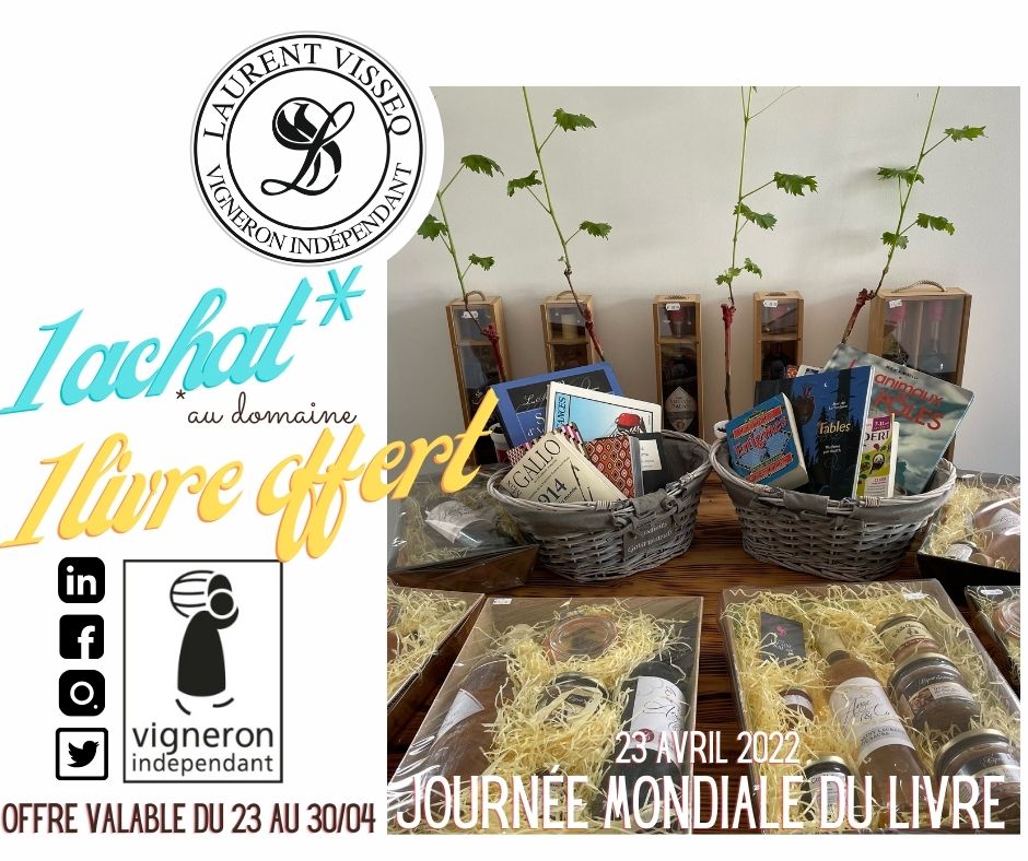 domainesls's tweet photo. [ACTU / 📚LES LIVRES À L'HONNEUR AVEC NOS VINS📚]
À l'occasion de cette journée, le @domainesls  vous offre durant toute la semaine du 23 au 30/04
1️⃣ #livre 📚pour tout achat au caveau >151 chemin toulze 81310 LISLE SUR TARN 
#journeeinternationale #livres #vins #gaillac https://t.co/bduK0vtRtw