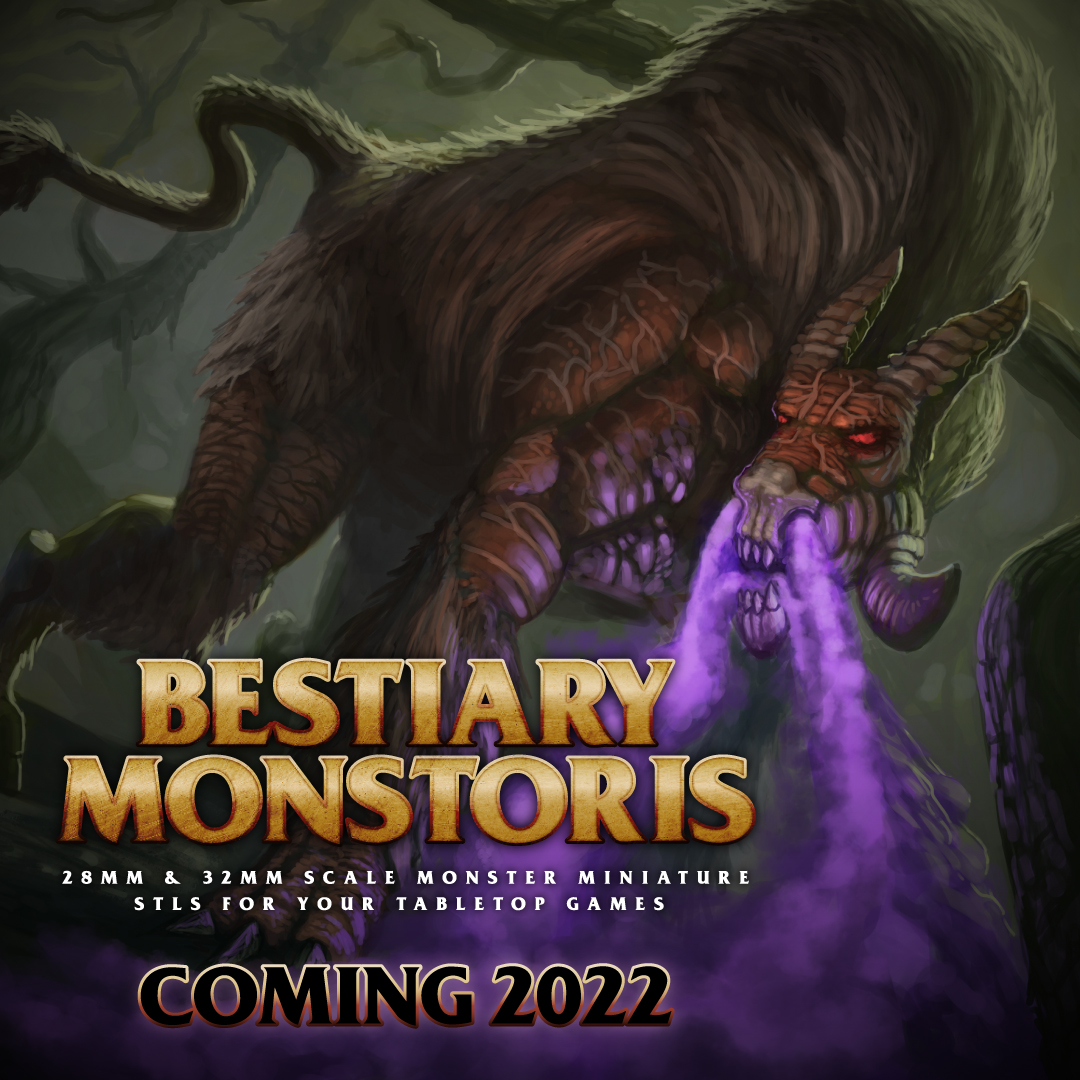 We're into cool new takes on old fantasy tropes, so when Bestiary Monstoris launches on Kickstarter later this year we're aiming to give you miniatures for classic monsters like you've never seen them before! 😵‍💫

#dnd #dndminiatures