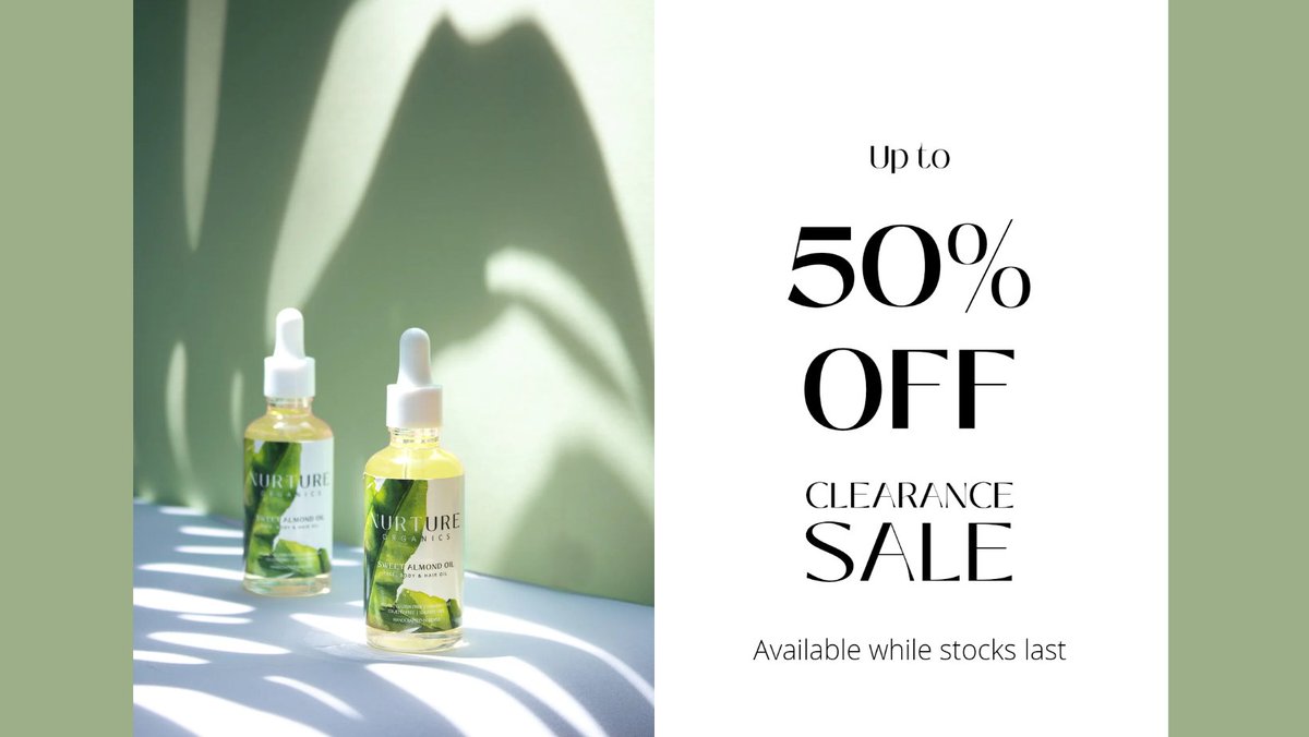 Nurture_co's tweet photo. DONT MISS THIS SALE!

Click the link below for deals up to 50% OFF!

https://t.co/CcX9IzqekW https://t.co/Aexwv4EfZ5