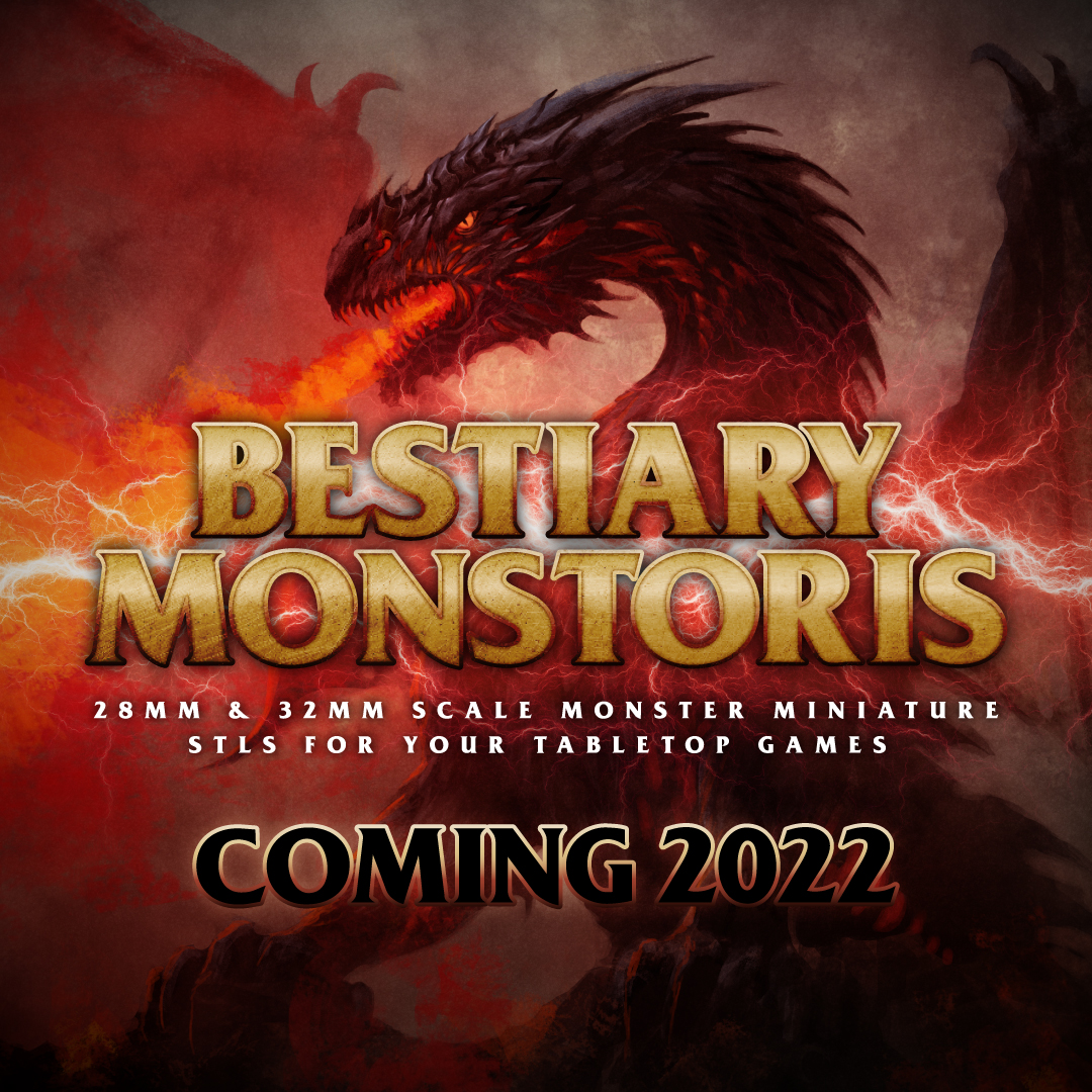 The Bestiary Monstoris is coming to Kickstarter later this year, with a dark menagerie of classic monsters to add to your fantasy miniatures collection! 😈😃