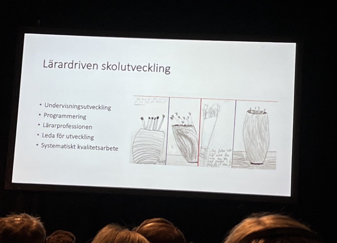 Att leda lärarledd skolutveckling! 
”Hur får vi våra skickliga  lärare att stanna kvar i läraryrket utan att de söker sig till andra yrken?”.#sett2022