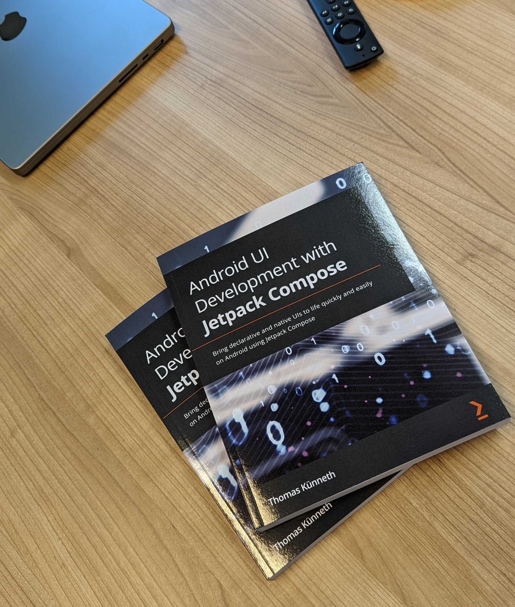 We're giving away two copies of our very own @tkuenneth's great book 'Android UI Development with Jetpack Compose'. To participate, simply RT this. We'll draw winners randomly from all RTs. (please read the 🧵 for details)
