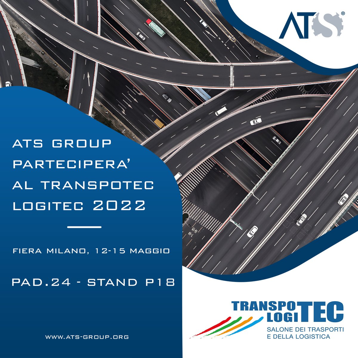 atsgroup_'s tweet photo. 📢 Saremo al @Transpotec1 2022
Vi aspettiamo a #Milano, dal 12 al 15 maggio. 
Visita la nostra pagina dedicata per ricevere un biglietto omaggio: https://t.co/nxir8VMICv

#automotive #fieramilano #logistica #trasporti #omologazioni #unece #transpotec #logitec #transpologitec https://t.co/Yltrf2pbz3