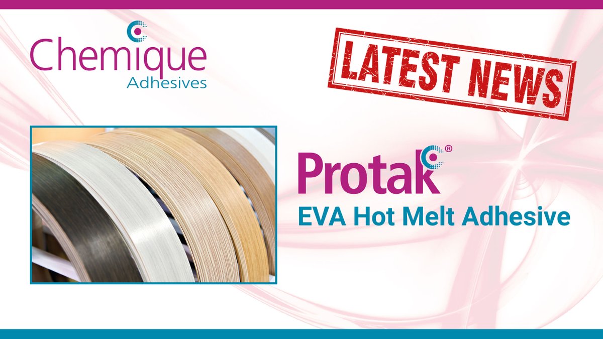 Chemiqueuk's tweet image. LATEST NEWS

We&apos;ve recently secured an order with a manufacturer of kitchen, bathroom &amp;amp; bedroom displays for a clear EVA hot melt adhesive that has been specially developed for softforming and edgebanding.

👉 bit.ly/3xTLkKl

#adhesives #hotmelts #edgebanding