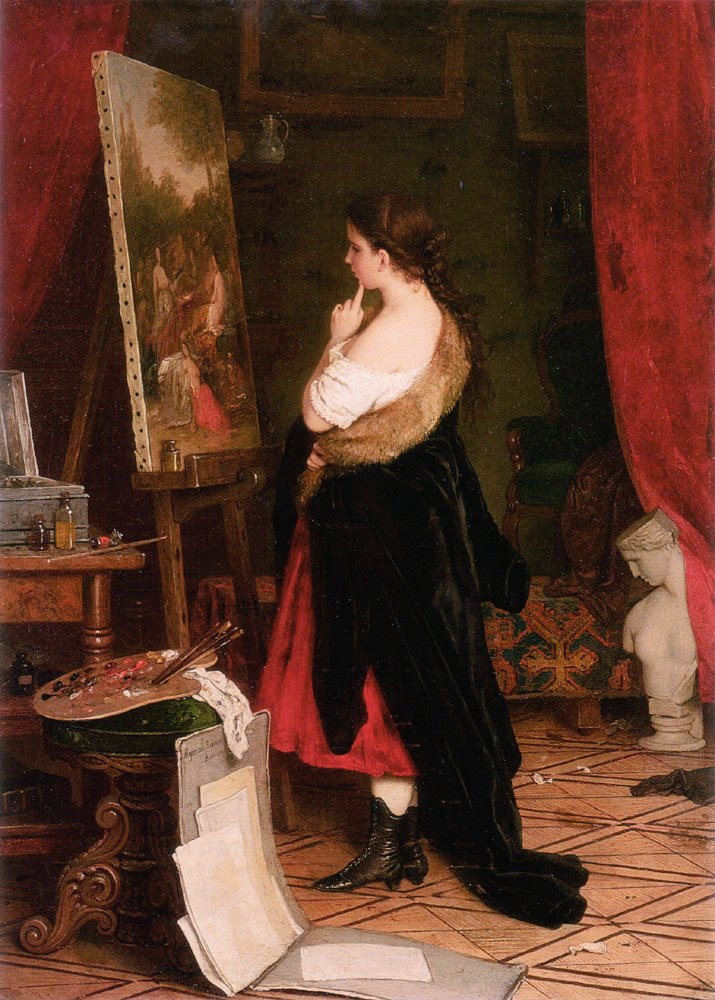 maype7's tweet photo. Sometimes you can't believe what you see, you have to believe what you feel...#ThoughtsOnTuesday
Johann Georg Meyer de Bremen🎨 (1813-1886) https://t.co/CutIILWY5i
