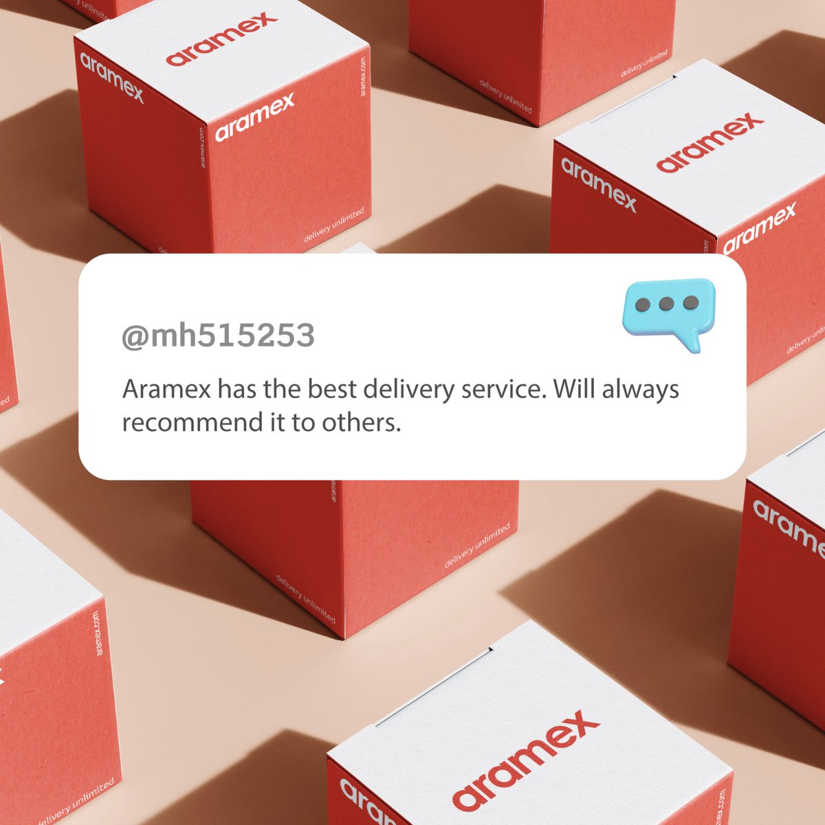 Aramex tweet media