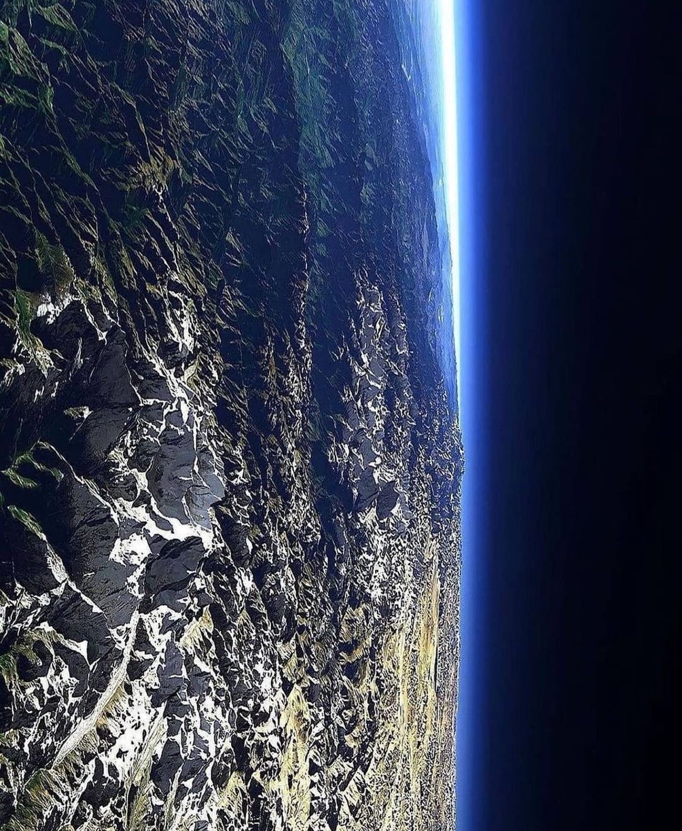 The Himalayas! taken from space! #space