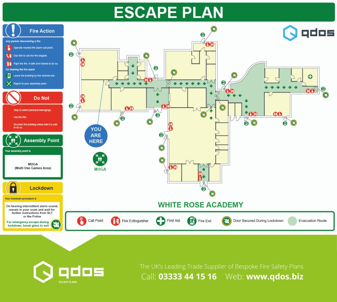 All businesses, no matter the size, should have a written fire escape/evacuation plan which describes the actions that should be taken in the event of a fire.

For that, QDOS has you covered. ✅

#escapeplan #fireescapeplan #evacuationplan #evacuation #firesafetyplans