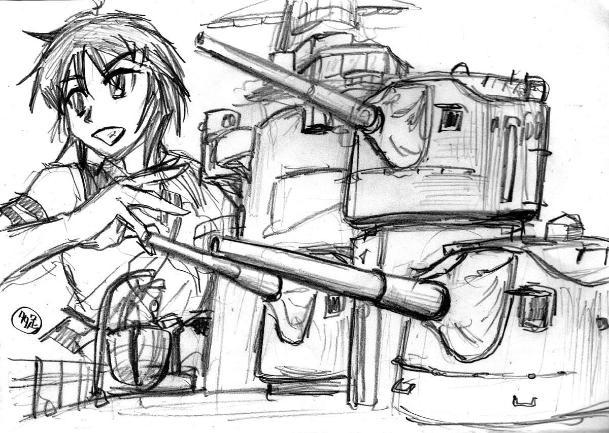 #あなたのTLに重巡を
ワンドロの、艦娘と艦艇を並べたヤツ。第六戦隊古鷹、加古、青葉、衣笠。 