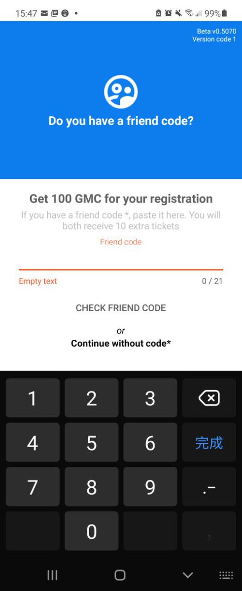 GetMyCrypto's tweet image. Please note📍: Only a friend can provide a code! If u installed the app continue without code: remember that, in test mode the $GMCs obtained are considered invalid. All testers will receive 1000 GMCs upon passing the final version🎁.

#GetMyCrypto #Android #Beta