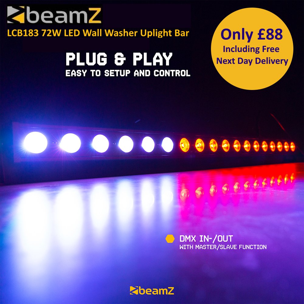 🚨 NEW PRODUCT ALERT: BeamZ LCB183 LED Wall Washer Uplight Bar
electromarket.co.uk/beamz-lcb183-l…