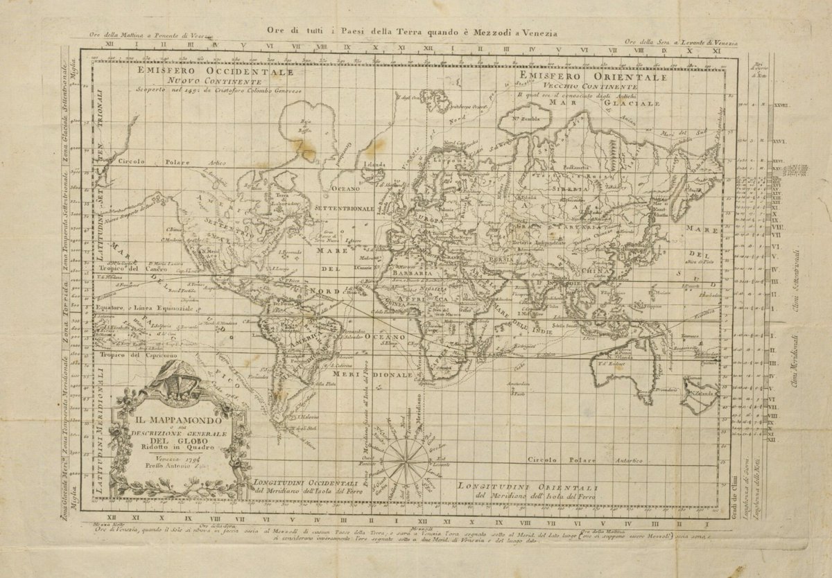 Continua il nostro viaggio tra le carte geografiche custodite alla Biblioteca Estense di #Modena e disponibili in alta risoluzione su edl.beniculturali.it🌎
Oggi ti portiamo intorno al mondo sulle rotte di James Cook e Louis Antoine de Bougainville... ⛵️Seguici! #detailtuesday