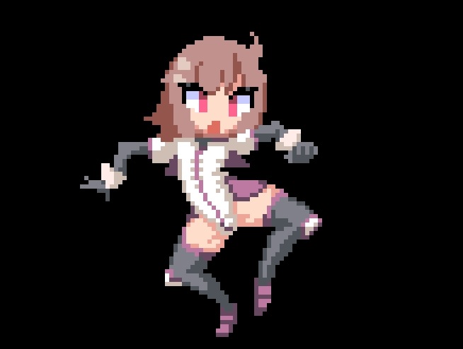 のけぞりモーションの一番最初 