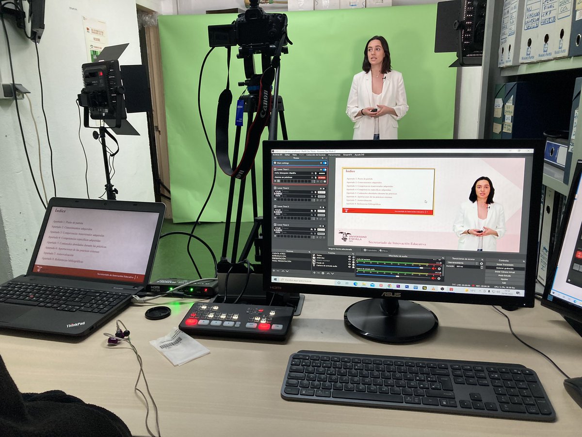 Para finalizar las prácticas de <a href="/EducacionUs/">Facultad de Ciencias de la Educación @unisevilla</a>  <a href="/AantiaMV23_/">Antía Mosquera Vilariño</a> y <a href="/FlavioArroyave/">Flavio Arroyave</a> han dado una lección de como presentar las conclusiones de su memoria final.