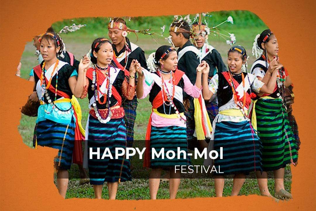 the Tangsa community of #ArunachalPradesh on the occasion of #MohMol 🌺

 this festival bestow peace,happiness, good health, success and prosperity upon everyone. 
🙏🏵️🌺

Happy Mohmol Festival