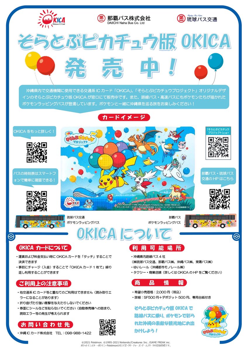 そらとぶピカチュウプロジェクトオリジナルデザインの「そらとぶ