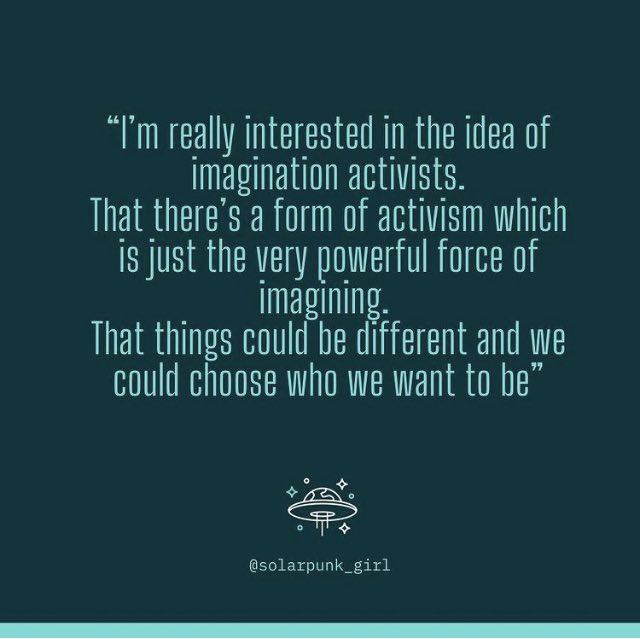 The power of #imagining
Imagination Activism
So many people are getting it. #ImaginationActivism
