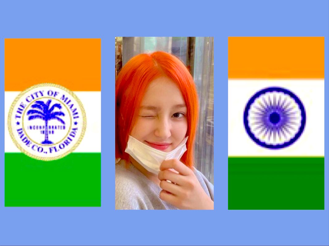 itsNancyBlonde's tweet photo. Well, she knows the color of…😂
      🧡💫💚      #NANCY 
#Momoland @MMLD_Official https://t.co/EoQmWSQsNl