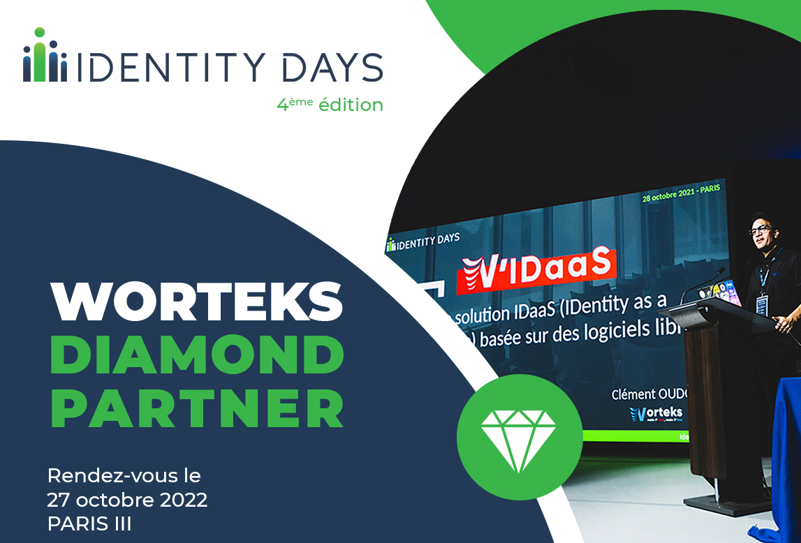 IdentityDays's tweet photo. Pour la quatrième année consécutive, l'équipe @worteks_com sera à nos côtés lors de l'événement Identity Days.
Merci de votre confiance ! 💎💎💎
#IdentityDays2022 #opensource #worteks https://t.co/LXfdW2p1jk