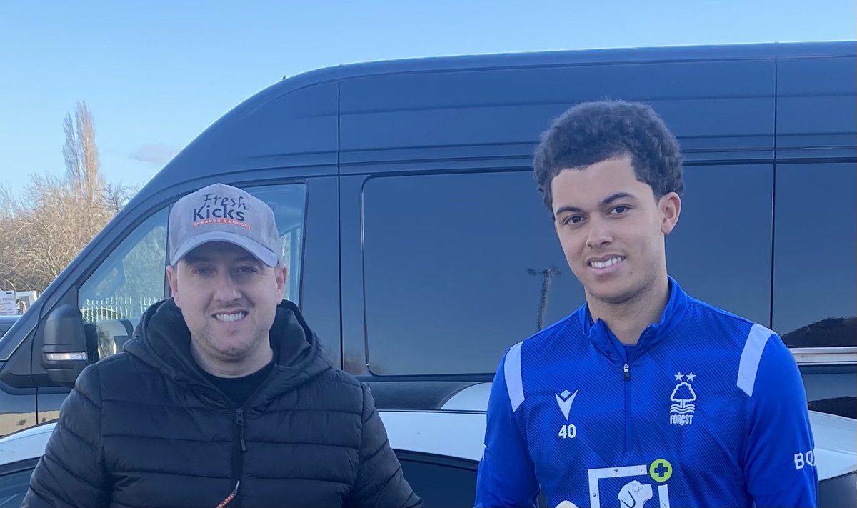 FreshKicksSL's tweet photo. Congratulations to customers Brennan Johnson for winning @EFL Championship young player of the season and @JoeWorrall5 for making the EFL Championship team of the season #NFFC #EFL https://t.co/NWYmZ4TLR2