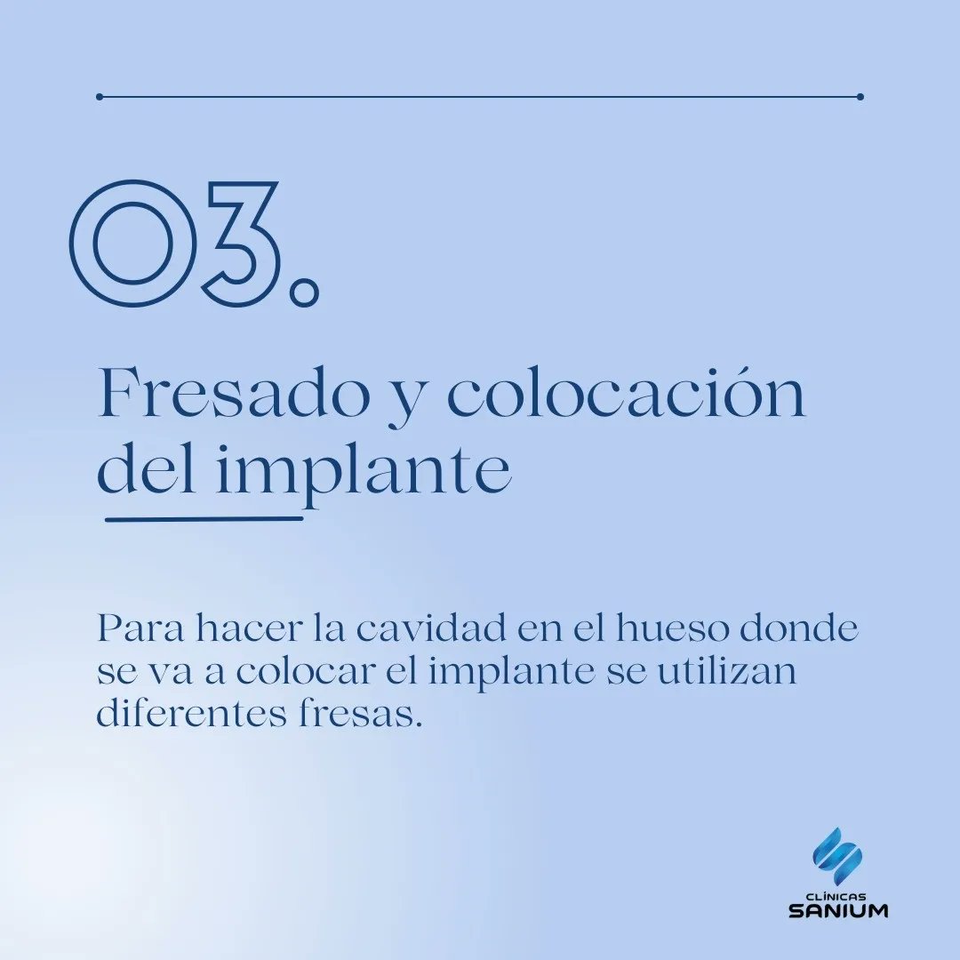 clinicassanium's tweet photo. ¿En qué consiste la intervención para colocar implantes? Desde Clínicas Sanium te lo contamos paso a paso 👇🏻

Si necesitas más información sobre implantes dentales no dudes en ponerte en contacto con nosotros a través de nuestra página web: https://t.co/ISawl1W5Sl https://t.co/UY6y7dRKXX