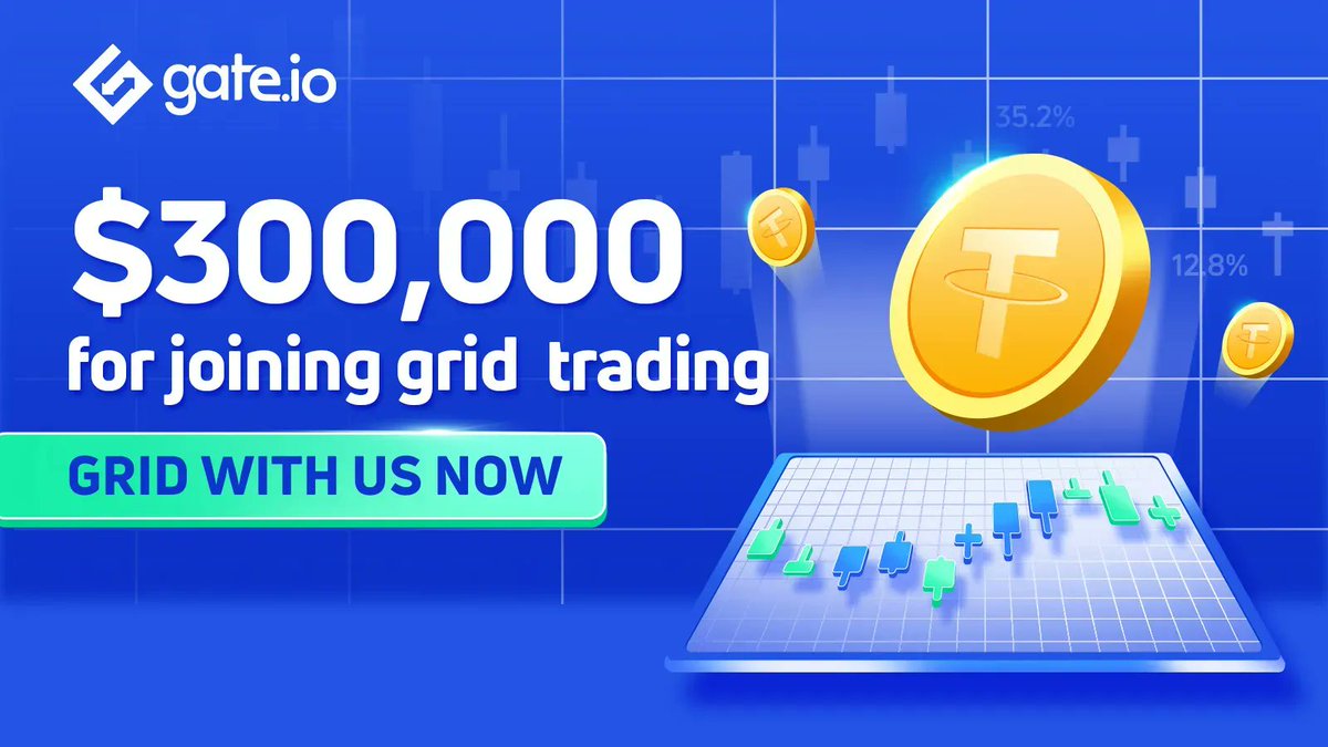 Gate.io (@gate_io) on Twitter photo 🔥Grid with us: join the $300,000 carnival
🤩Get profitable earnings by selling high and buying low!
✅Follow <a href="/Gateio_Quant/">Gate.io Copy Trading</a>
✅RT and Tag 3 friends
SHARE THE BIG NEWS and win 1000 USDT!
👉Gleam: gleam.io/competitions/V…
📢Details: gateio.ch/article/26333/… 🔥Grid with us: join the $300,000 carnival
🤩Get profitable earnings by selling high and buying low!
✅Follow <a href="/Gateio_Quant/">Gate.io Copy Trading</a>
✅RT and Tag 3 friends
SHARE THE BIG NEWS and win 1000 USDT!
👉Gleam: gleam.io/competitions/V…
📢Details: gateio.ch/article/26333/…