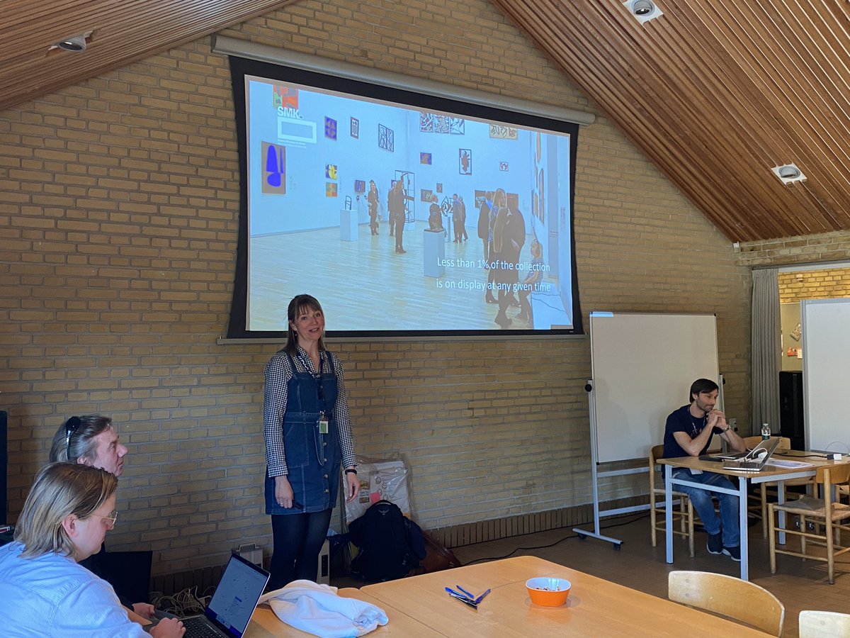 jrafner's tweet photo. Thrilled for an exciting workshop on museum data and and engagement and hybrid intelligence with @DetKglBibliotek and @musemkunst @CfHybridIntel @jacobsherson @SorenPoder as part of #citsci2022DK @GitteKragh https://t.co/RHdRBKIzNR