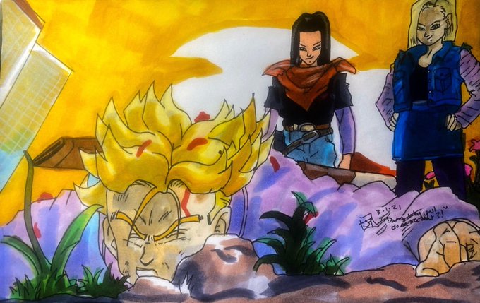 Ravernclouk on X: Android 17 Y 18 #DragonBall #DragonBallZ   / X