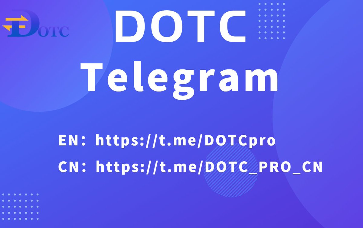 DOTC DApp provides secure C2C fiat currency trading, USDT trading services for users in various regions of the worl
TG(EN):t.me/DOTCpro
TG(CN):t.me/DOTC_PRO_CN
URL: doc.pro
#Airdrop #Airdrops #USDT #BTC #BSC #ETH #TRON #OTC #DOTC #cryptocurrency
