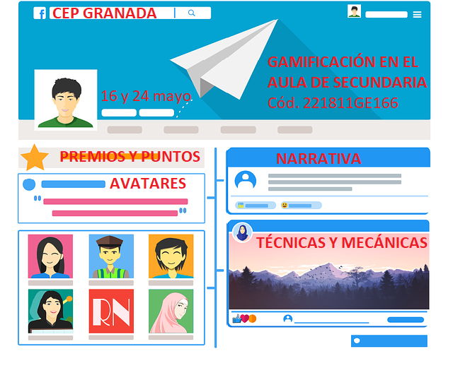 🚨¿Eres #docente secundaria de @cepdegranada ? Si quieres mejorar la motivación y rendimiento alumnado, apúntate al taller ✏️GAMIFICACIÓN SECUNDARIA🖌️con el genial 🏅 @SrGautier 🏆 🗓️16 y 24 mayo ⏰ 17 a 19:30h ▶️+ INFO: juntadeandalucia.es/educacion/secr… #Granada #cursoscepdegranada