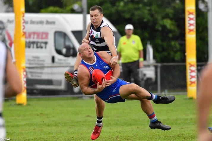 Luke James has kicked a stack of goals in Vic metro and country football. Now he's kicking bags for Centrals Trinity Beach in AFL Cairns. Our mate Sam Blease is football manager of the club and wouldn't swap Luke for a gold pig.