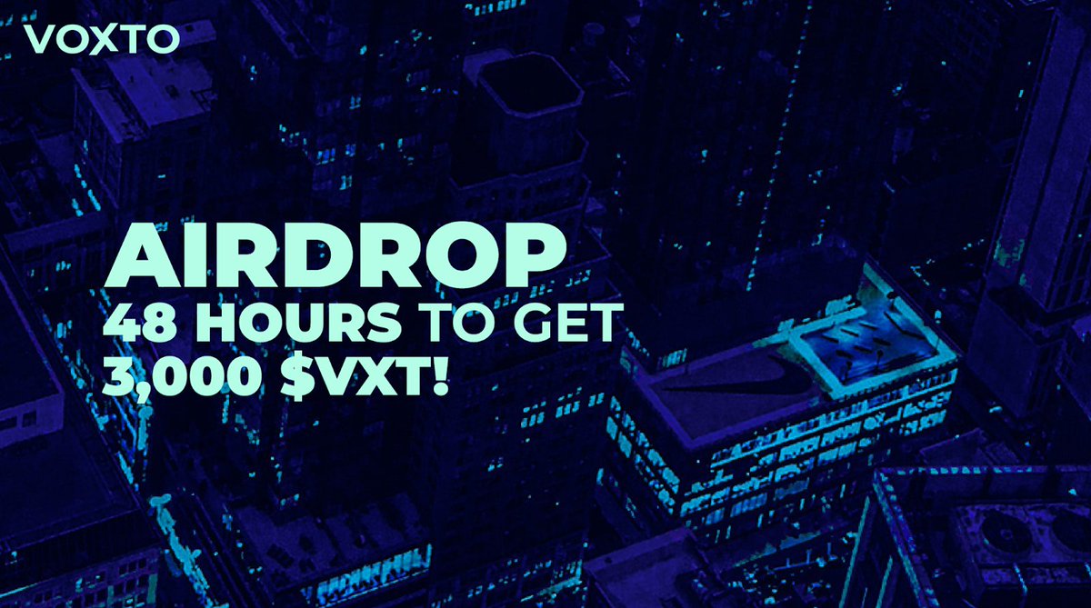 voxto_amplify's tweet photo. You guys snapped up that airdrop in a flash. 🥵 Here’s another for 48 hours &amp; 2 winners only!

Follow, RT &amp; Like Pinned https://t.co/9nRD5zSs6X
Join Telegram https://t.co/tysp4ZwcGr
Join Discord https://t.co/xYUZGfus8G

#voxto #airdrop #vxt #crypto #blockchain #nft https://t.co/1qJrmrDpCW