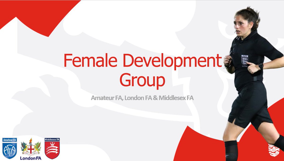 Amateur FA ⚽️ (@amateurfa) on Twitter photo Yesterday evening, in partnership with <a href="/middxfa/">Middlesex FA ⚽️</a> & <a href="/LondonFA/">London Football</a>, we launched our Female Referee Development Group.
We were joined by guest speaker Lou Saunders, @BarclaysFAWSL, <a href="/FA_PGMOL/">PGMO</a> Referee & National Referee Manager at The FA. Yesterday evening, in partnership with <a href="/middxfa/">Middlesex FA ⚽️</a> & <a href="/LondonFA/">London Football</a>, we launched our Female Referee Development Group.
We were joined by guest speaker Lou Saunders, @BarclaysFAWSL, <a href="/FA_PGMOL/">PGMO</a> Referee & National Referee Manager at The FA.