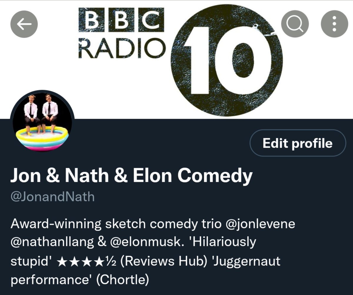 JonandNath's tweet photo. So excited to announce former SNL host Elon Musk has agreed to join us. Now we're a comedy trio! https://t.co/Dbgwd4yqM9