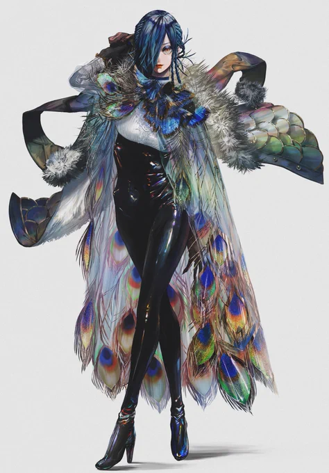 過去絵「peacock」 