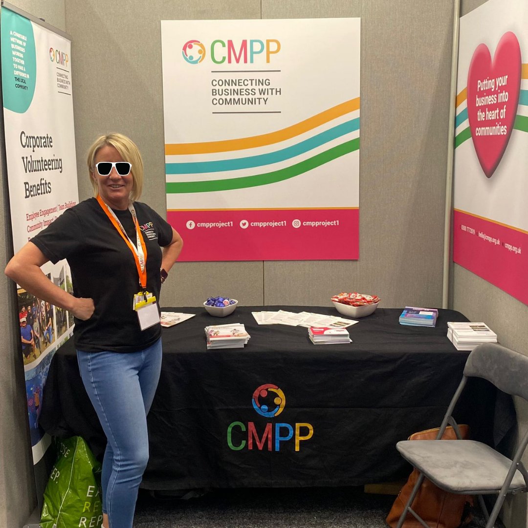 CMPProject1's tweet photo. We're all set up and raring to go on Stand 144 at the @surrey_expo at the amazing @Surreysportpark!
Come and have a chat with Tracy and learn all about the cool ways to connect your business to the community!
#wearecmpp #surrey #surreybusiness #surreybusinessexpo #community https://t.co/hYjpsKqnAL