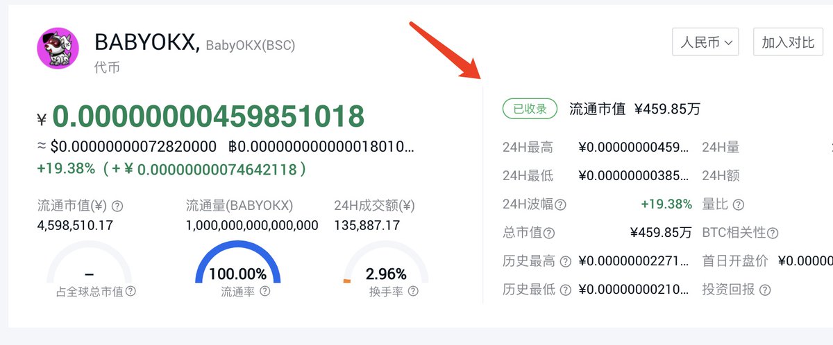 The BSC chain BABYOKX has been fully included in the token information by feixiaohao, BABYOKX is the safest MEME coin, thanks <a href="/feixiaohao001/">非小号</a>
Download link: feixiaohao.pw/app/