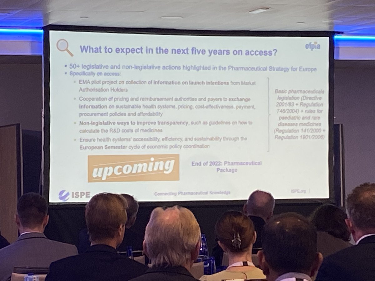 ISPEorg's tweet photo. Nathalie Moll, Director General, EFPIA - European Federation of Pharmaceutical Industries and Associations, joined us at #ISPEEU22 to share her insight and perspective on the EU pharma strategy and the impact on the pharmaceutical industry. #ISPE #pharmaceuticalmanufacturing https://t.co/pRvu0vU6BL