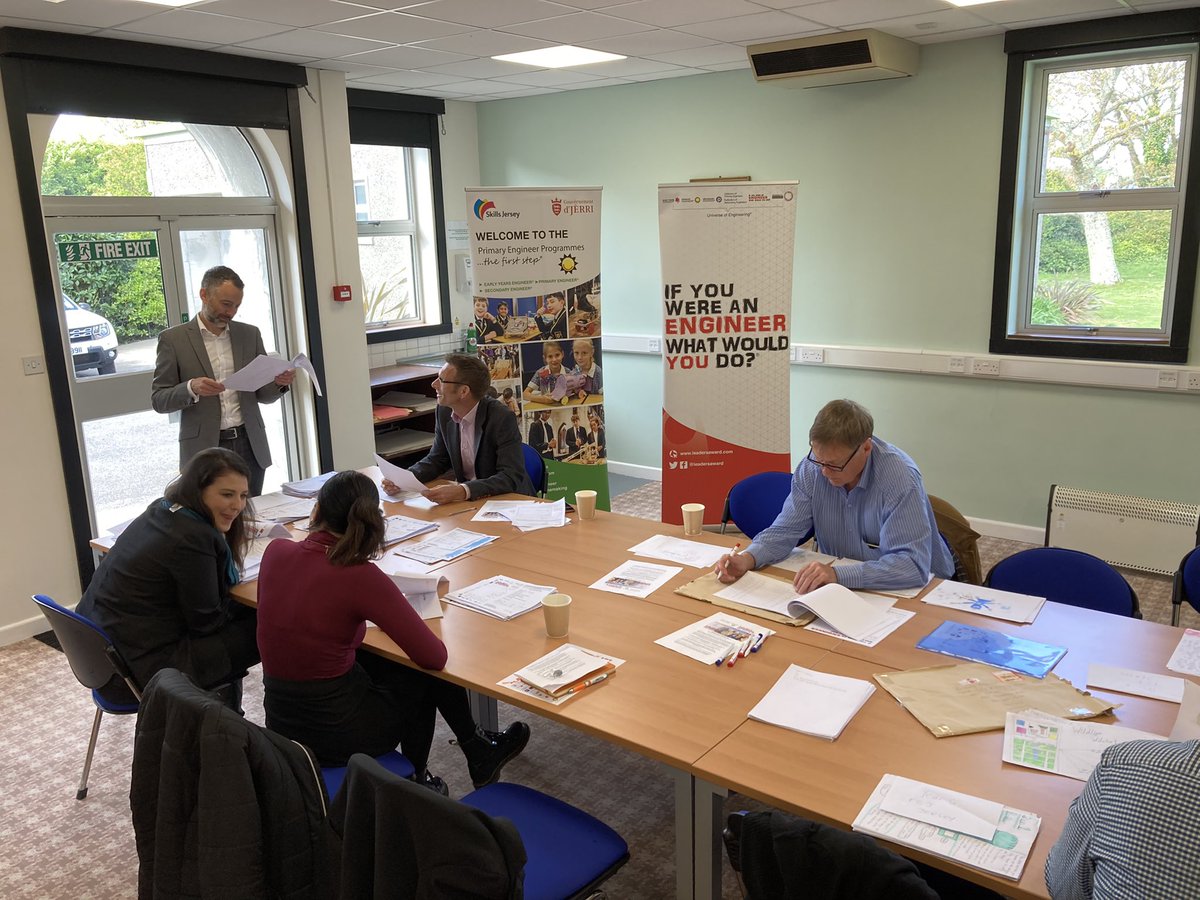 d_roworth's tweet photo. @Leadersaward Grading Day today for Jersey, a busy day for local and UK engineers selecting from hundreds of @JerseyEducation student entries @GovJersey @KingstonUni @skills_jersey #ifyouwereanengineer https://t.co/7UZU2yQgt9