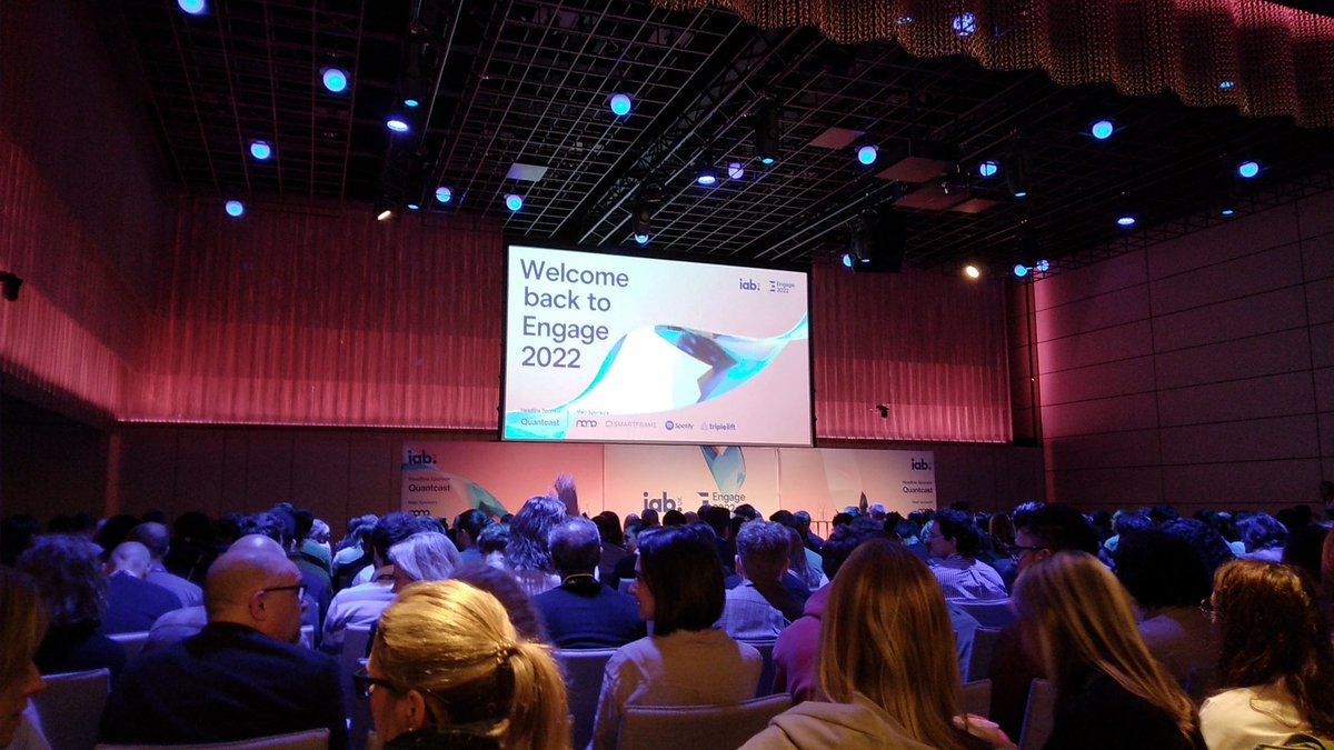 At <a href="/IABUK/">IAB UK</a> Engage 2022! Already heard from YouTube, Spotify, and Meta. Now for part 2. Great day so far with plenty of networking opportunities $VRA