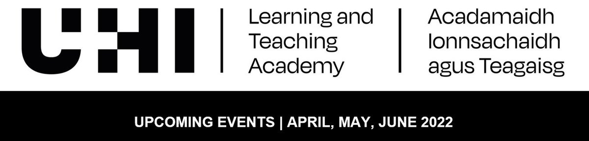 Check out the @LTA_UHI's event page for upcoming events for the rest of Semester 2 including webinars, workshops and events. open to all @ThinkUHI UHI colleagues across the university partnership. Visit - uhi.ac.uk/en/learning-an…