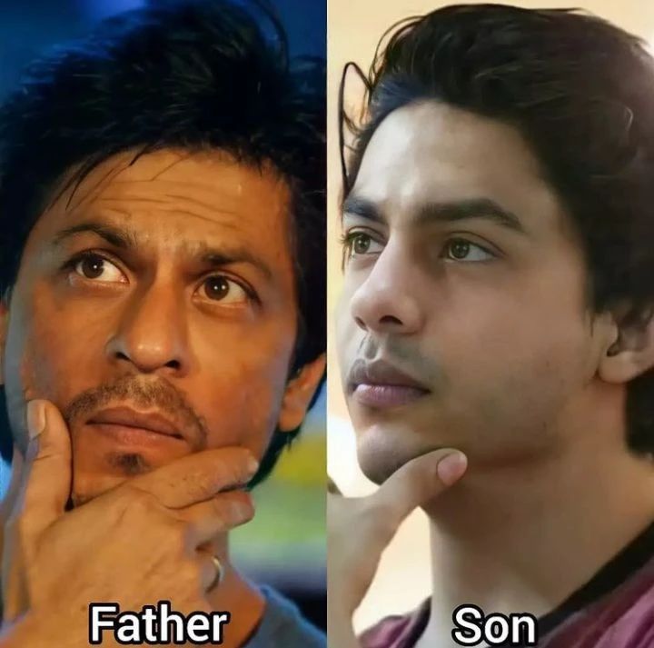 Like father, like son🖤💫

#shahrukhkhan #AryanKhan #fathersonlove #father #SRKians #twittersold #Twitter #Pathaan #Dunki #teamsrkbangalore #srkianssquad #Expression #Explore #Trending #Trends