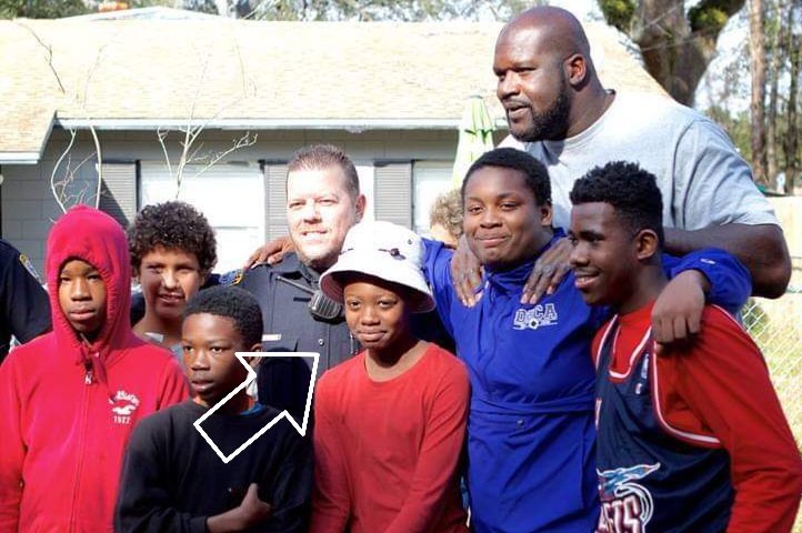BasketballCop's tweet image. People often ask about the #OriginalHoopsNotCrimeCrew and if we've stayed in touch. These boys are family to me. I saw my "little" dude Antwan today. He's doing great and is graduating high school this year. 💙 @SHAQ