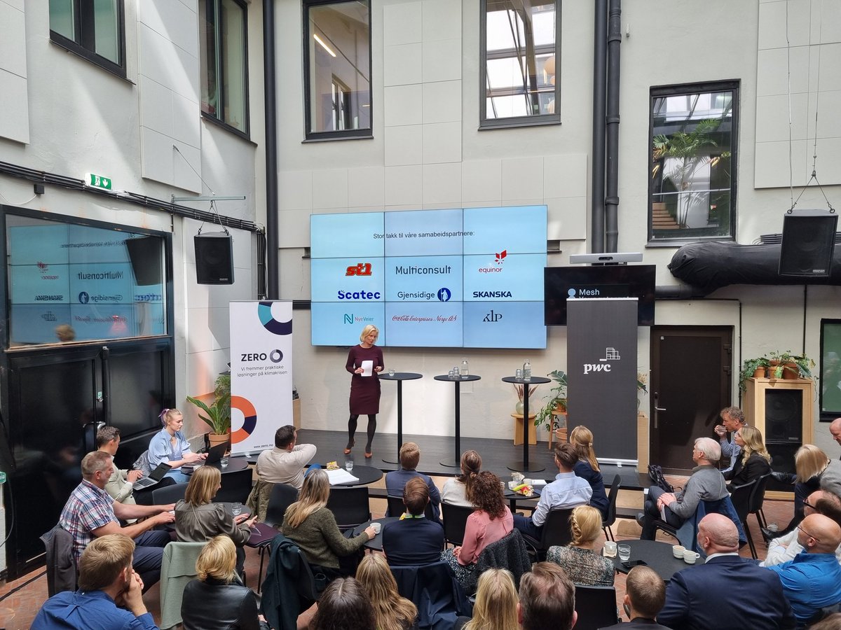 Miljøstiftelsen ZERO (@zeronorge) on Twitter photo Fullt hus på rapportlansering av "Jakten på klimanøytralitet" med ZERO og <a href="/PwC_no/">PwC Norge</a> <a href="/sigrunaa/">Sigrun Aasland</a> <a href="/StigSchjlset/">Stig Schjølset</a> Opptak av seminaret legges ut i etterkant! #klimanøytralitet Fullt hus på rapportlansering av "Jakten på klimanøytralitet" med ZERO og <a href="/PwC_no/">PwC Norge</a> <a href="/sigrunaa/">Sigrun Aasland</a> <a href="/StigSchjlset/">Stig Schjølset</a> Opptak av seminaret legges ut i etterkant! #klimanøytralitet