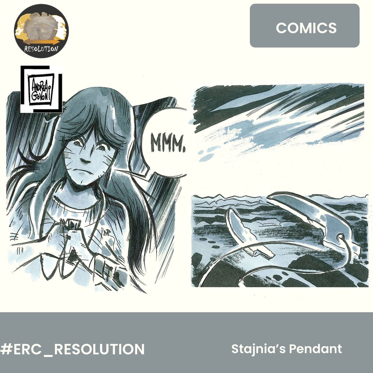 ERC_RESOLUTION's tweet photo. The #comicstrip designed by Andrea Govoni for #ERC_RESOLUTION @ERC_Research is out!
The comic tells the imaginative story of what happened to the #ivory pendant 41'500 years before its discovery in #stajnia Cave by Prof. Talamo and her colleagues.
https://t.co/CDBSmMcFaG https://t.co/LB6MEarvEc