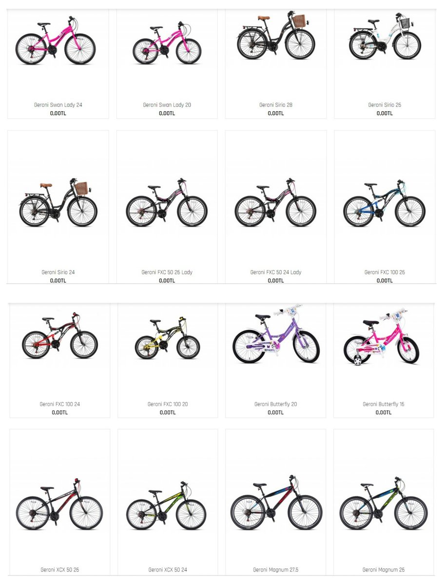 Geroni marka bisikletleri azfarkla.com'daki 1800'e yakın bisikletle kıyaslayın. #geroni #azfarkla #bisiklet #bicycle #cyclinglife #mtb #kidsbikes #cycling #cyclingphotos