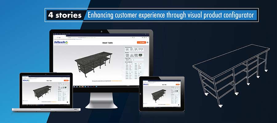hitechcadd's tweet image. Bridge the gap between sales and manufacturing capabilities with visual product configurator. bit.ly/3kaFMTI

#productconfigurator #manufacturing #visualconfiguration #designautomation #furniture