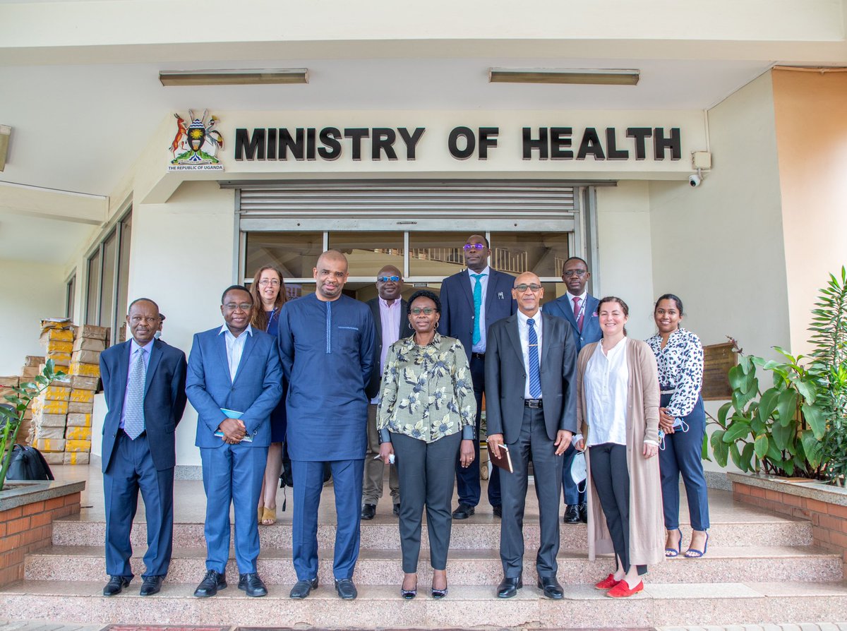 This morning, I was glad to have a productive meeting with <a href="/UNICEF/">UNICEF</a> Directors of Health and Gender led by <a href="/UNICEFUganda/">UNICEF Uganda</a> <a href="/Munir_Safieldin/">Munir Safieldin, Ph.D.</a>. We discussed the Community Health Strategy and its implementation,and need to advocate for domestic resources to sustain current health gains